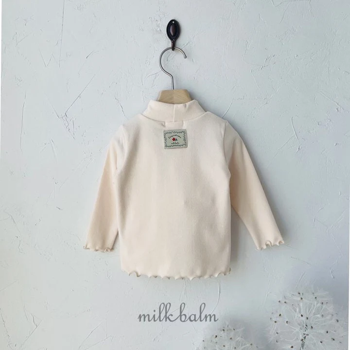 Milk Balm - Korean Children Fashion - #childofig - Winter Half Turtleneck Tee - 6