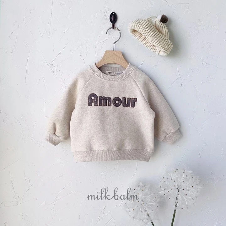 Milk Balm - Korean Children Fashion - #discoveringself - Amore Sweatshirts - 9