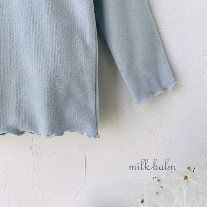 Milk Balm - Korean Children Fashion - #discoveringself - Winter Half Turtleneck Tee - 9