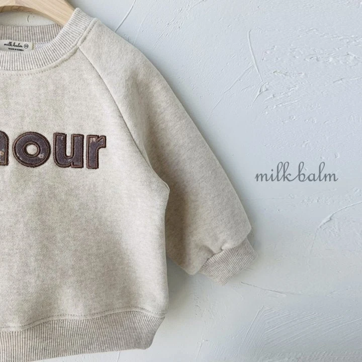 Milk Balm - Korean Children Fashion - #fashionkids - Amore Sweatshirts - 10