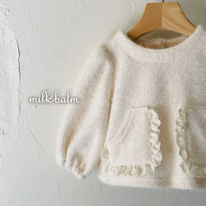 Milk Balm - Korean Children Fashion - #fashionkids - Cotton Candy Frill Blouse - 7