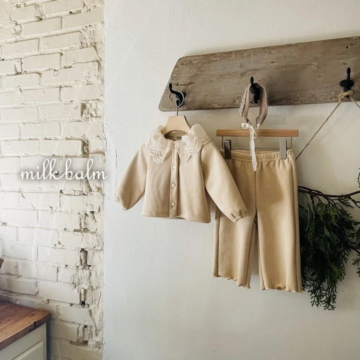 Milk Balm - Korean Children Fashion - #fashionkids - Aurora Rib Cardigan - 5