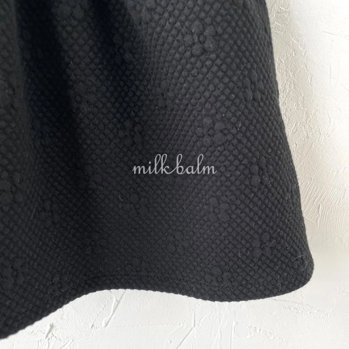 Milk Balm - Korean Children Fashion - #kidsshorts - Embo Jacquard One-piece - 8