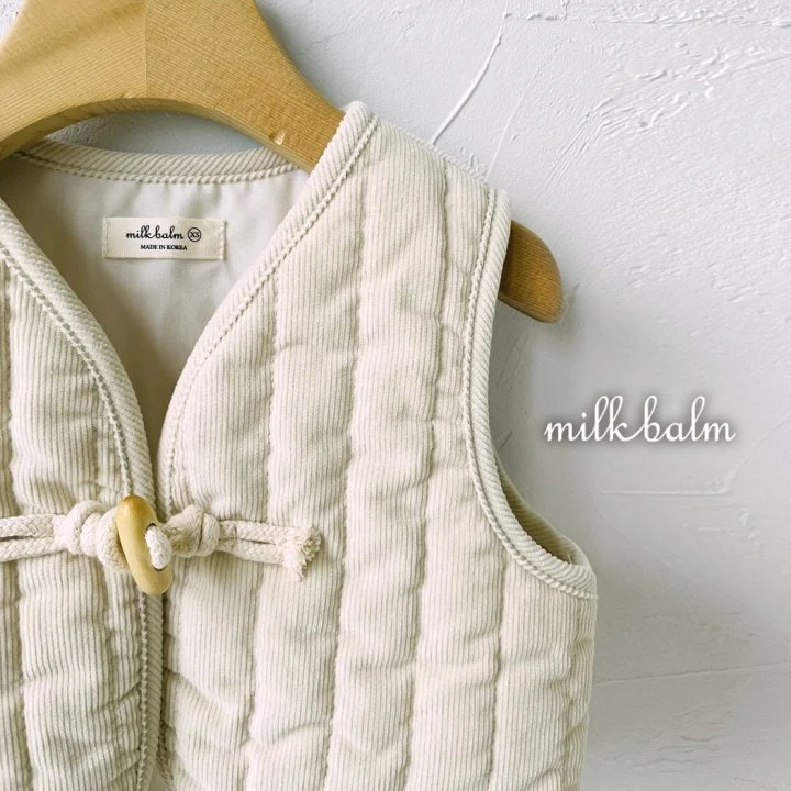 Milk Balm - Korean Children Fashion - #kidsshorts - Jude Vest - 5