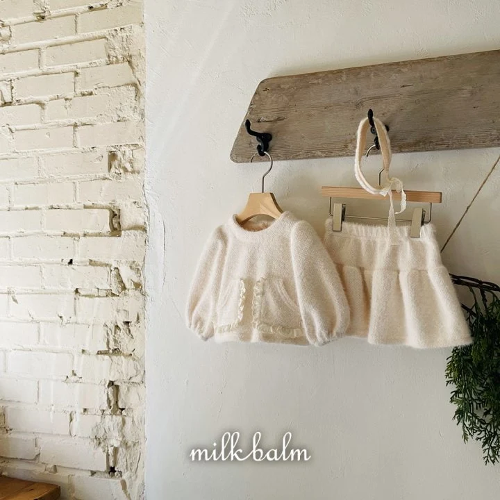 Milk Balm - Korean Children Fashion - #kidsstore - Cotton Candy Frill Blouse - 9