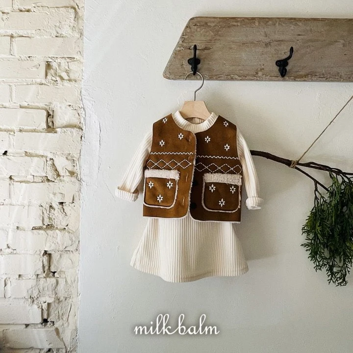 Milk Balm - Korean Children Fashion - #kidzfashiontrend - Mustang Vest - 3