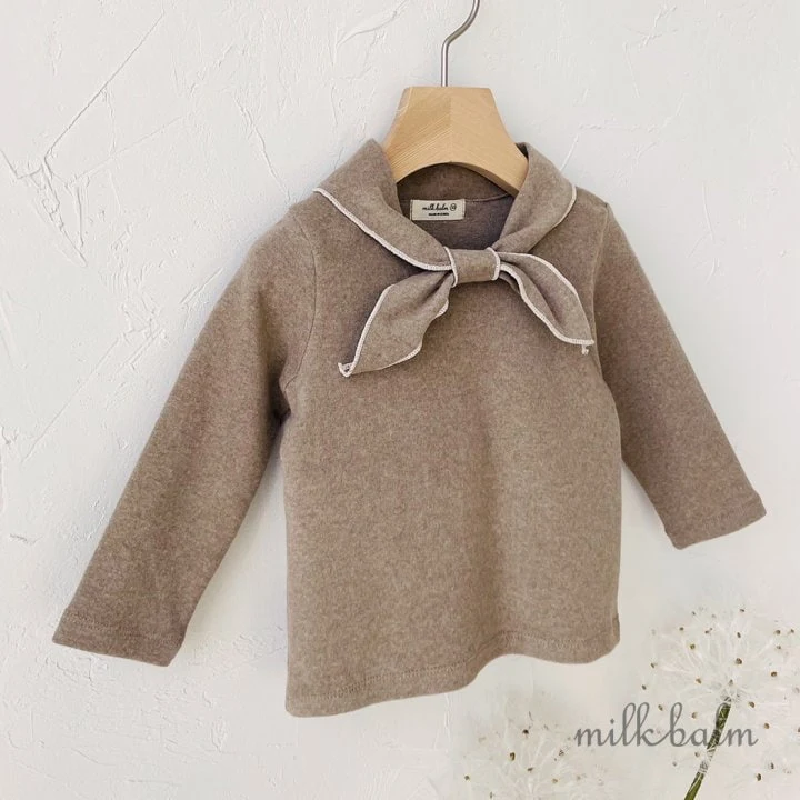 Milk Balm - Korean Children Fashion - #kidzfashiontrend - Milk Sailor Tee - 6