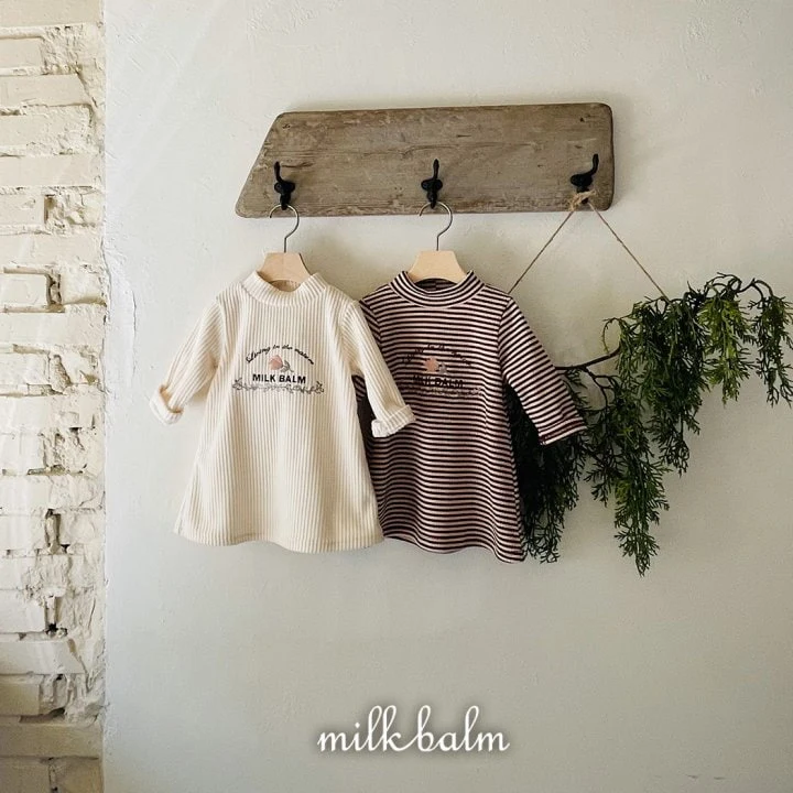 Milk Balm - Korean Children Fashion - #littlefashionista - Rose Emboridery One-piece