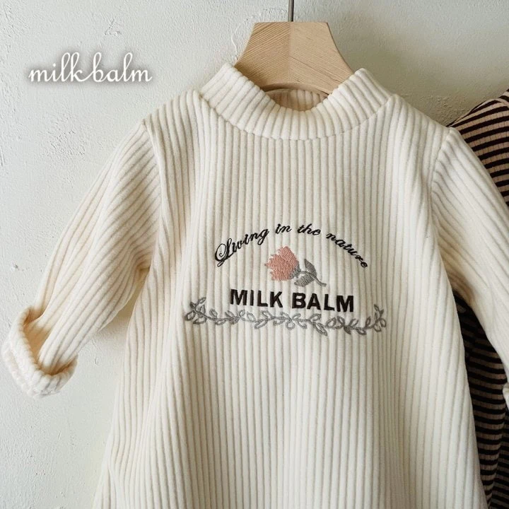 Milk Balm - Korean Children Fashion - #minifashionista - Rose Emboridery One-piece - 3