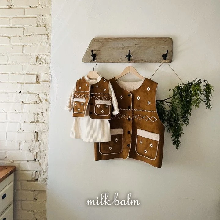 Milk Balm - Korean Children Fashion - #minifashionista - Mustang Vest - 7