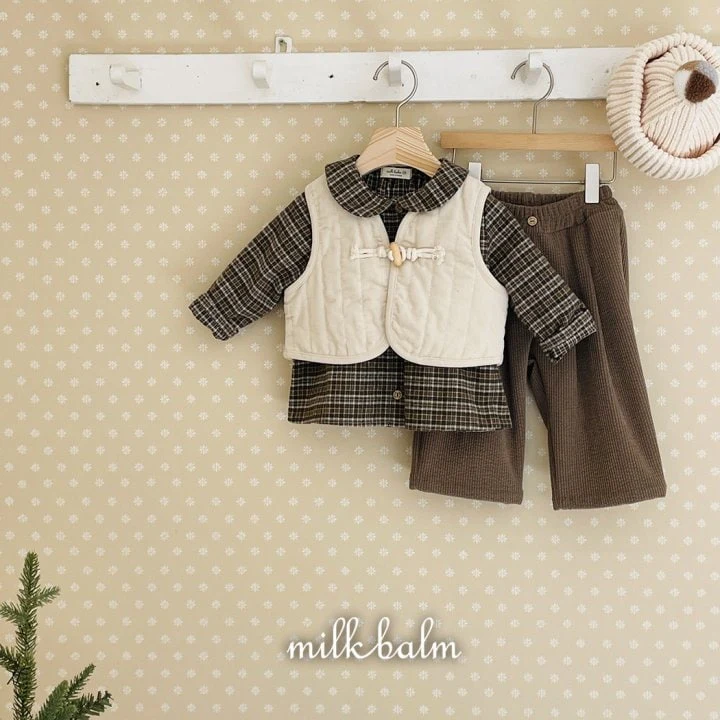 Milk Balm - Korean Children Fashion - #minifashionista - Caramel Shirt - 8