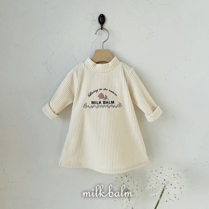 Milk Balm - Korean Children Fashion - #minifashionista - Rose Emboridery One-piece - 4