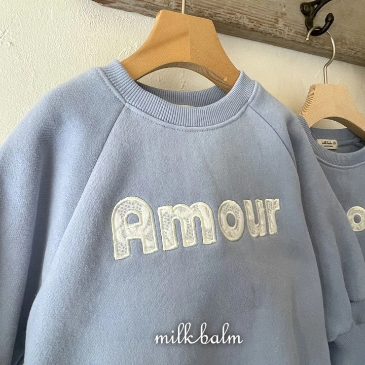 Milk Balm - Korean Children Fashion - #prettylittlegirls - Amore Sweatshirts - 2