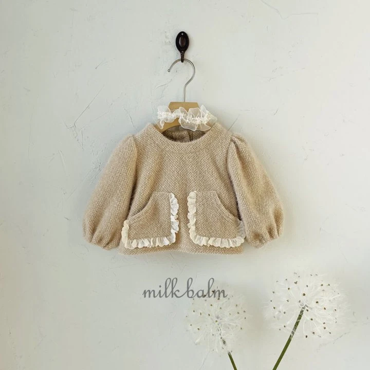 Milk Balm - Korean Children Fashion - #stylishchildhood - Cotton Candy Frill Blouse - 2