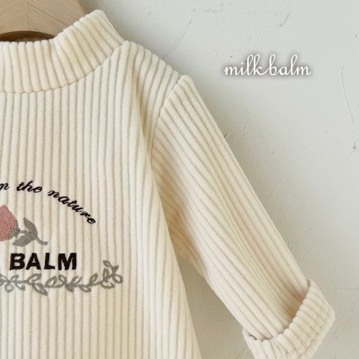 Milk Balm - Korean Children Fashion - #todddlerfashion - Rose Emboridery One-piece - 5