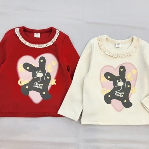 Milk Bebe - Korean Children Fashion - #designkidswear - Bunny Tee