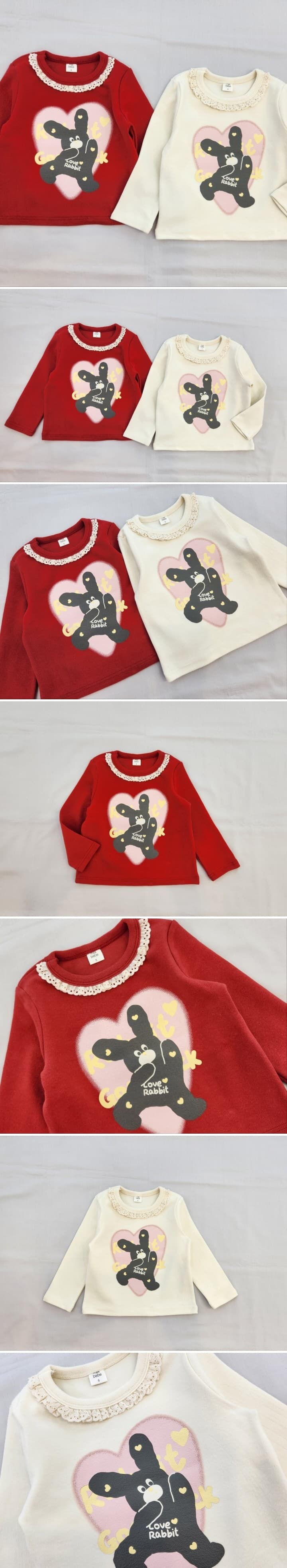 Milk Bebe - Korean Children Fashion - #discoveringself - Bunny Tee - 2