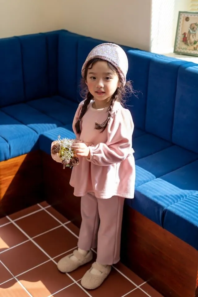 Milk Powder - Korean Children Fashion - #Kfashion4kids - Peach Tee - 3