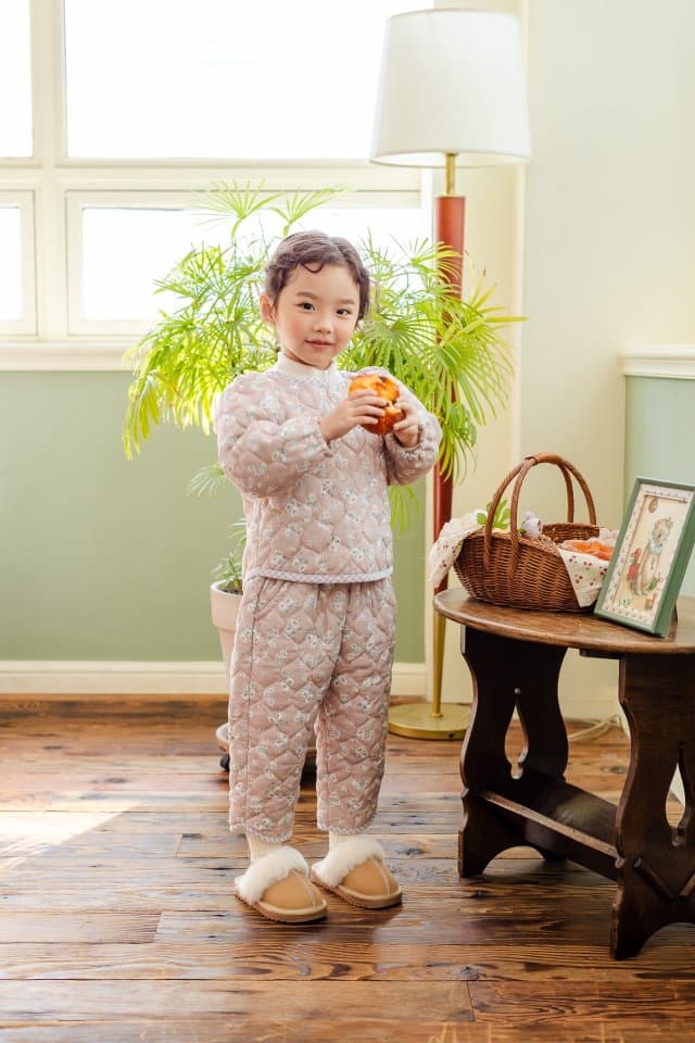 Milk Powder - Korean Children Fashion - #childofig - Snow Quilting Pants - 5