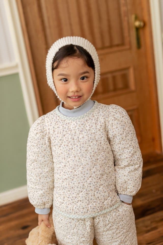 Milk Powder - Korean Children Fashion - #kidsstore - Snow Quilting Blouse - 8