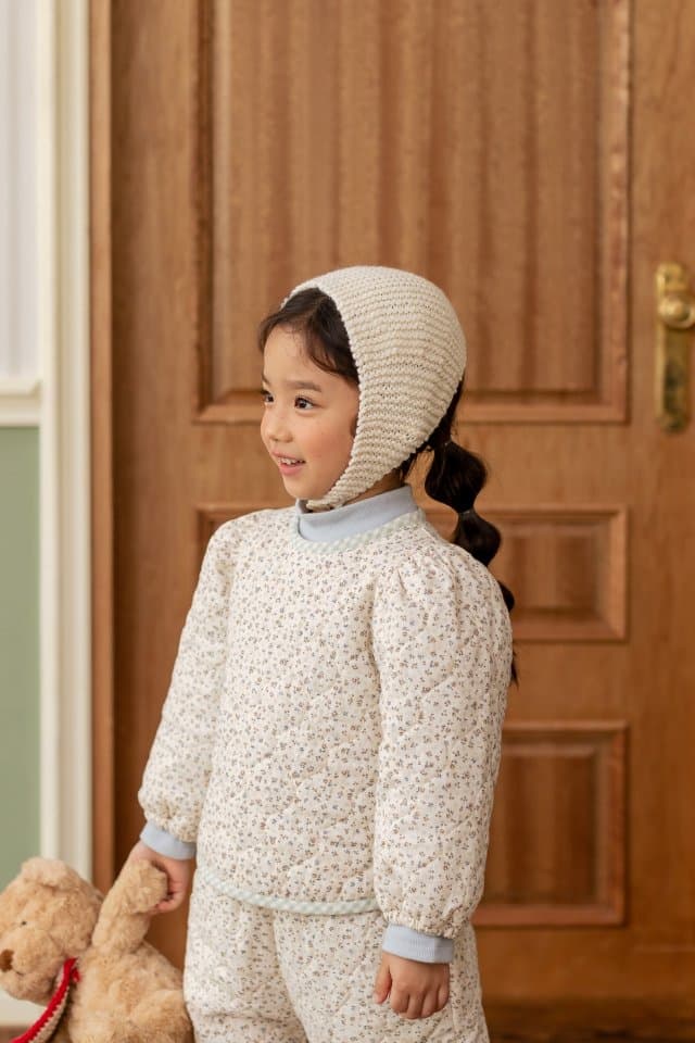 Milk Powder - Korean Children Fashion - #kidzfashiontrend - Snow Quilting Blouse - 9