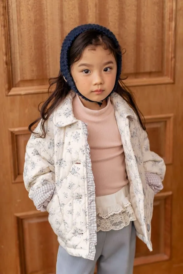 Milk Powder - Korean Children Fashion - #minifashionista - Peach Padded Jumper - 5