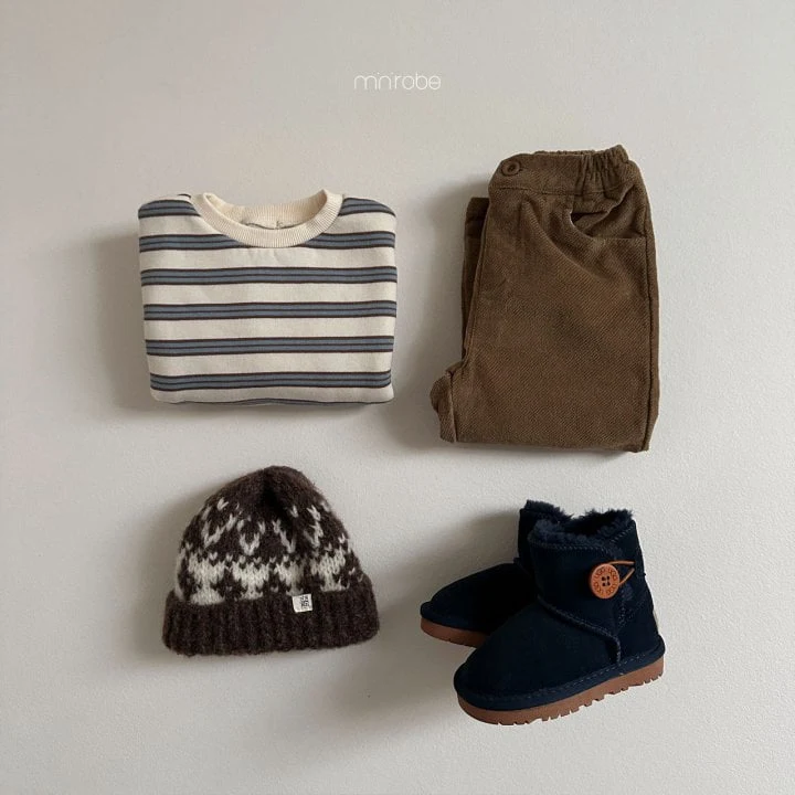 Mini Robe - Korean Children Fashion - #Kfashion4kids - Knit Pattern Beanie - 8