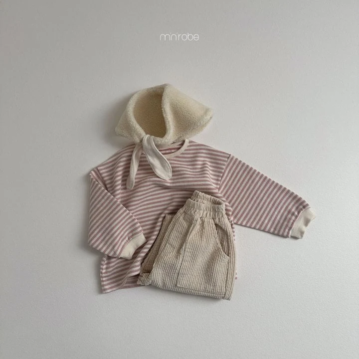 Mini Robe - Korean Children Fashion - #childrensboutique - Three Line Tee - 9