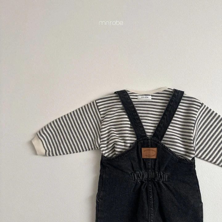 Mini Robe - Korean Children Fashion - #childrensboutique - All Day Denim Overalls - 7