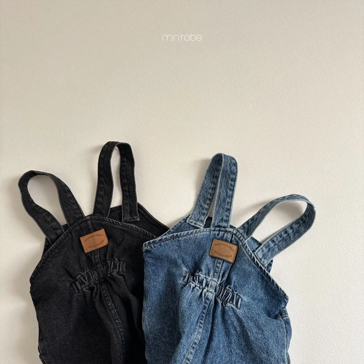 Mini Robe - Korean Children Fashion - #littlefashionista - All Day Denim Overalls