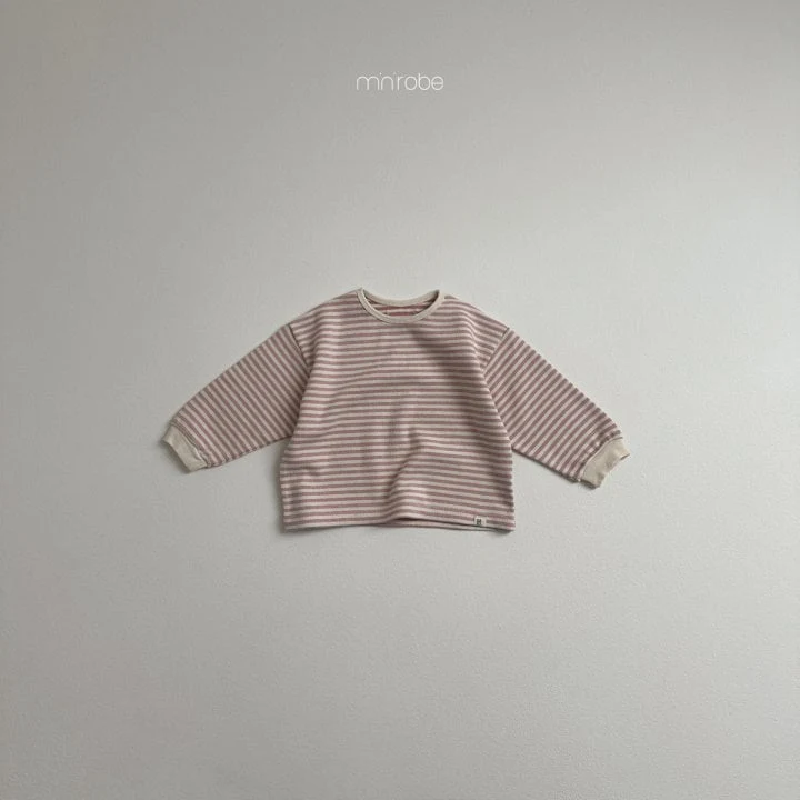 Mini Robe - Korean Children Fashion - #minifashionista - Three Line Tee - 5