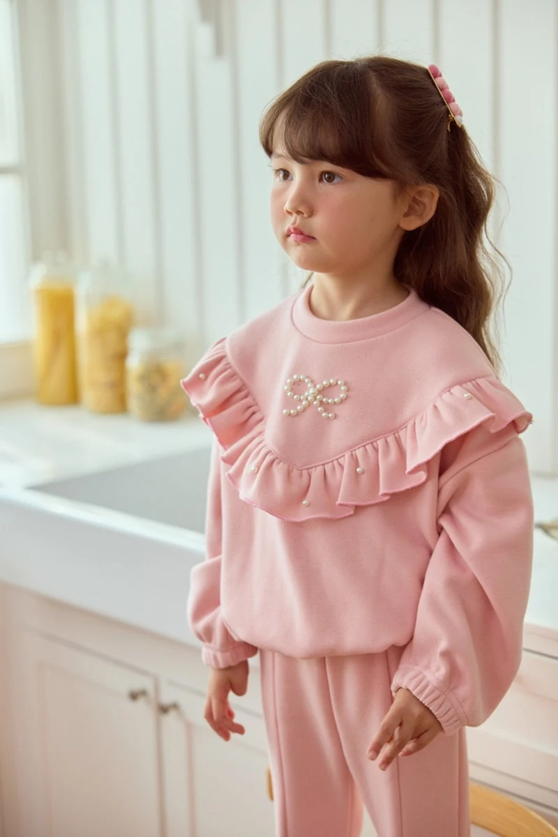 Miniature - Korean Children Fashion - #childofig - Sweet Hana Top Bottom Set - 3