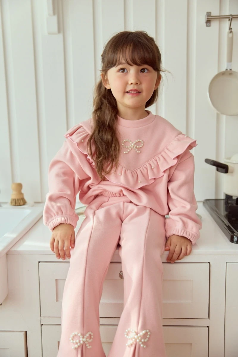 Miniature - Korean Children Fashion - #designkidswear - Sweet Hana Top Bottom Set - 6