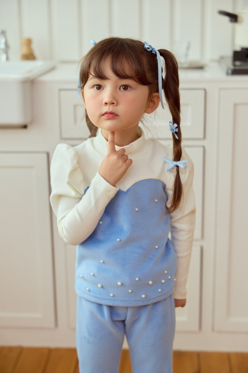 Miniature - Korean Children Fashion - #minifashionista - Only You Top Bottom Set - 5