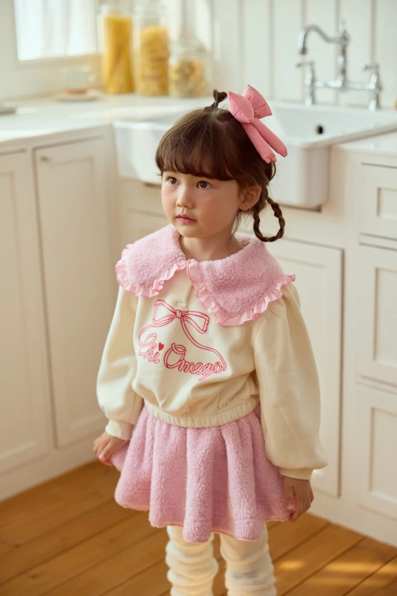 Miniature - Korean Children Fashion - #minifashionista - Ceci Top Bottom Set - 4