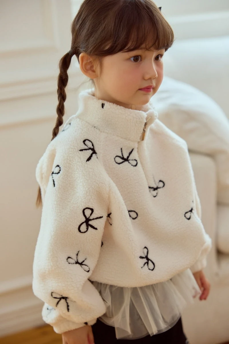 Miniature - Korean Children Fashion - #todddlerfashion - Juicy Ribbon Tee - 3