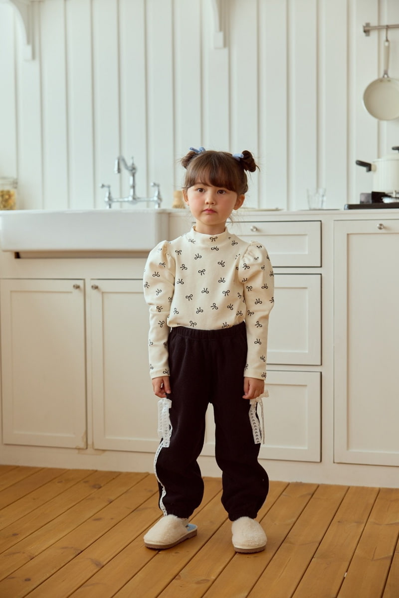 Miniature - Korean Children Fashion - #todddlerfashion - Petit Ribbon Tee - 2