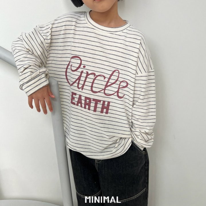 Minimal - Korean Children Fashion - #childrensboutique - Circle Stripe Tee - 3