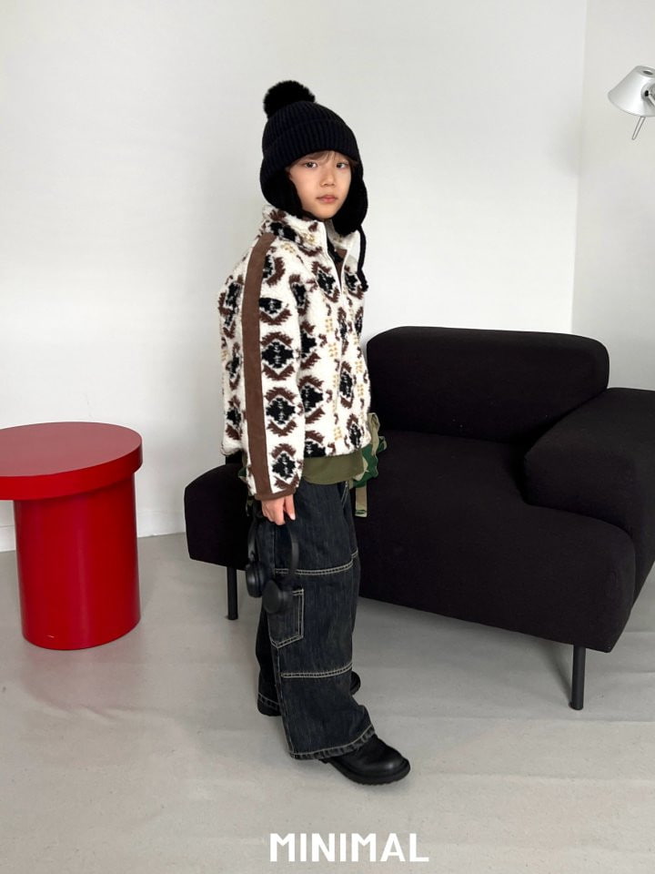 Minimal - Korean Children Fashion - #childrensboutique - Libet Stitch Denim Pants - 6