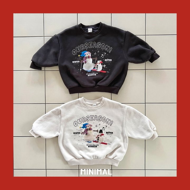 Minimal - Korean Children Fashion - #discoveringself - Snow Sweatshirts