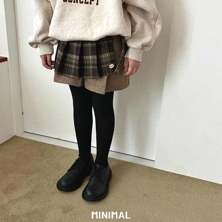 Minimal - Korean Children Fashion - #fashionkids - Maron Pleats Skirt - 11