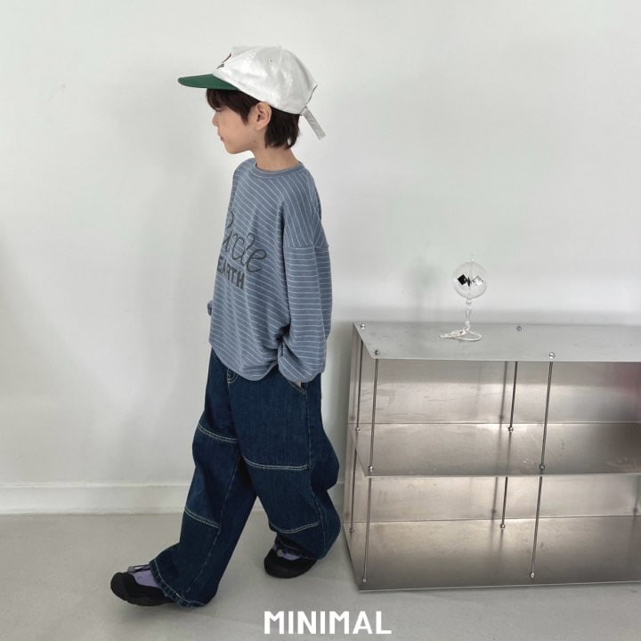 Minimal - Korean Children Fashion - #kidsshorts - Libet Stitch Denim Pants - 10