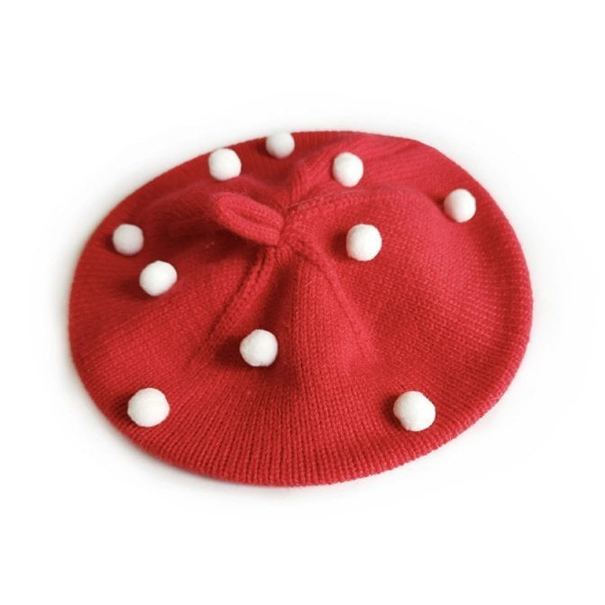 Miso - Korean Baby Fashion - #babyboutiqueclothing - Pom Pom Beret - 6