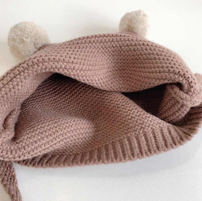 Miso - Korean Baby Fashion - #babyclothing - Double Bell Knit Hat - 9