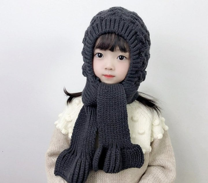 Miso - Korean Baby Fashion - #babyclothing - Twist Hat Muffler