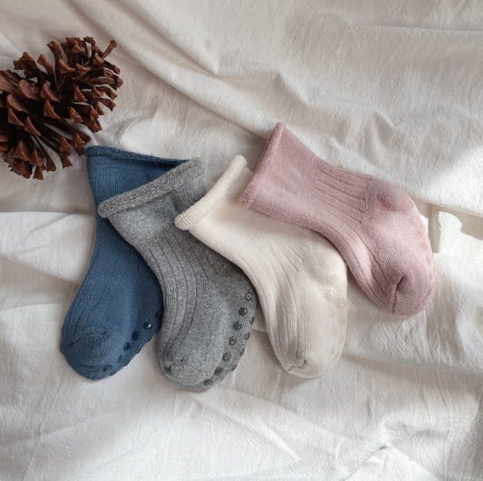 Miso - Korean Baby Fashion - #babyclothing - Winter Roll Socks