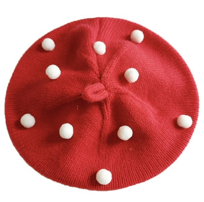 Miso - Korean Baby Fashion - #babyfashion - Pom Pom Beret - 8