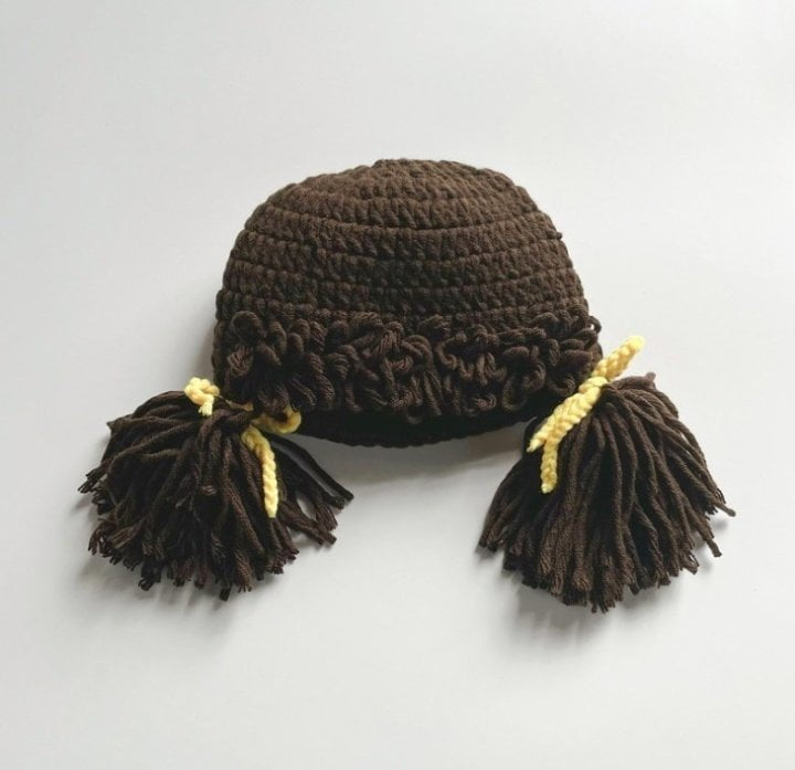 Miso - Korean Baby Fashion - #babyfashion - Bbi Bbi Wig Hat - 5