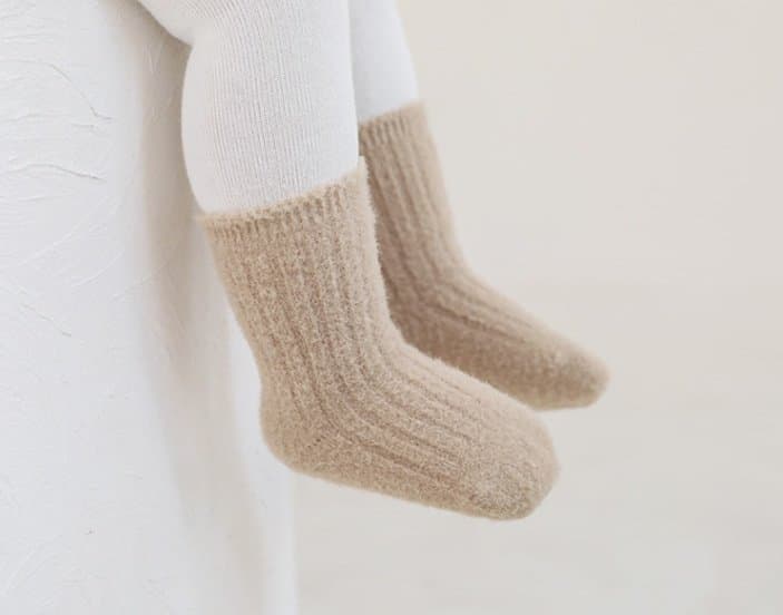 Miso - Korean Baby Fashion - #babyfashion - Solid Ribbed Socks - 10