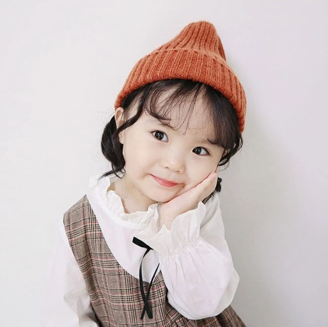 Miso - Korean Baby Fashion - #babyfever - Muzi Rib Beanie - 3